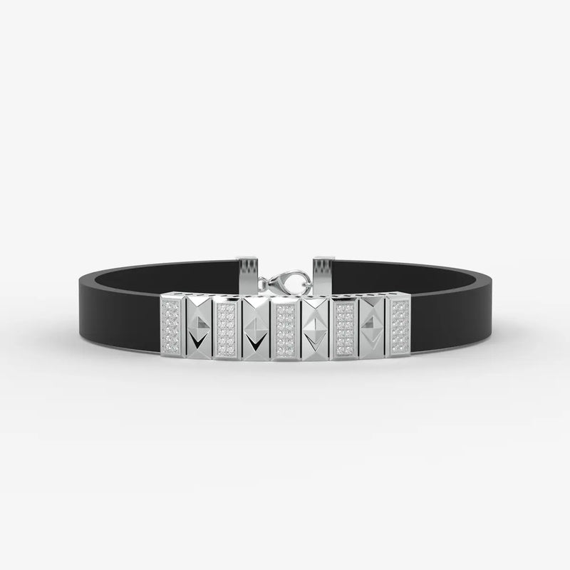 Draevor Spikebar Diamond Bracelet
