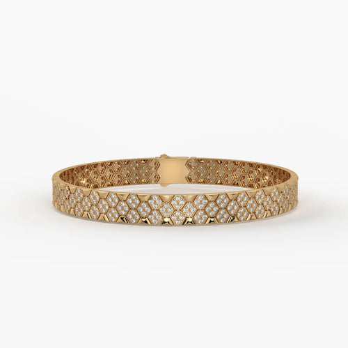 Hexoro Crown Mosaic Bracelet for Men