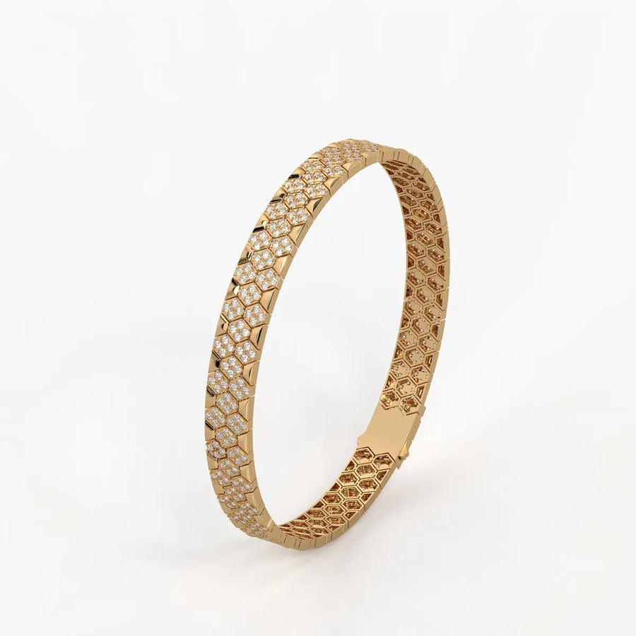 Hexoro Crown Mosaic Bracelet for Men