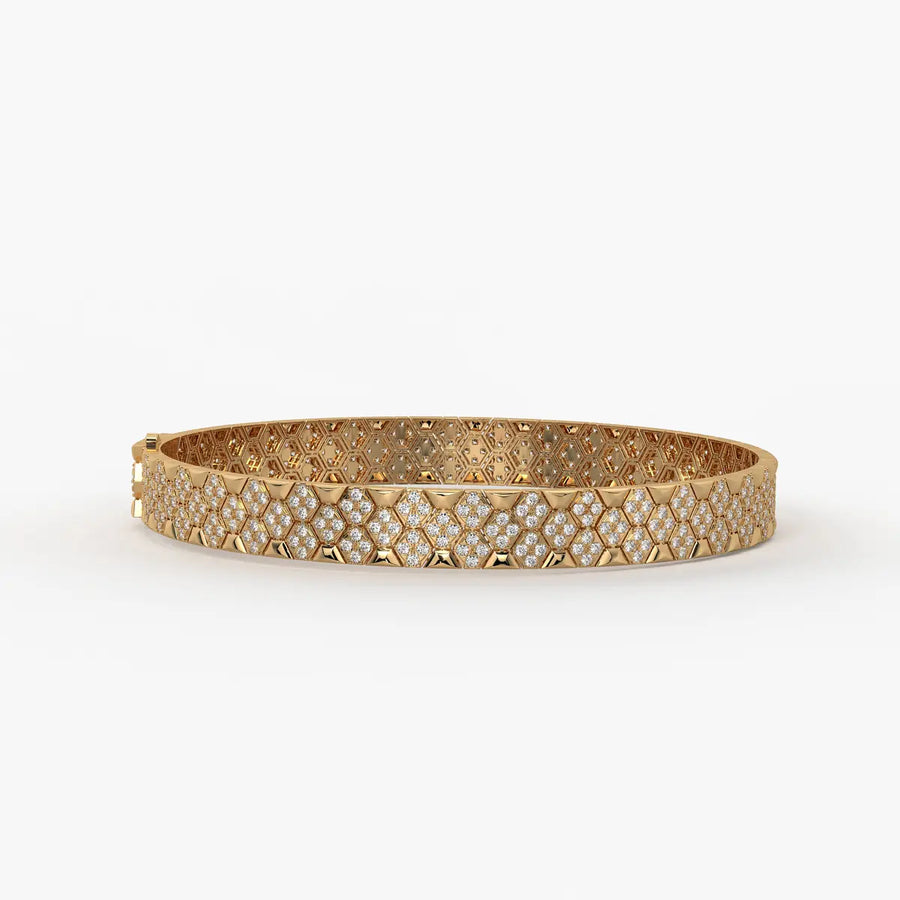 Hexoro Crown Mosaic Bracelet for Men