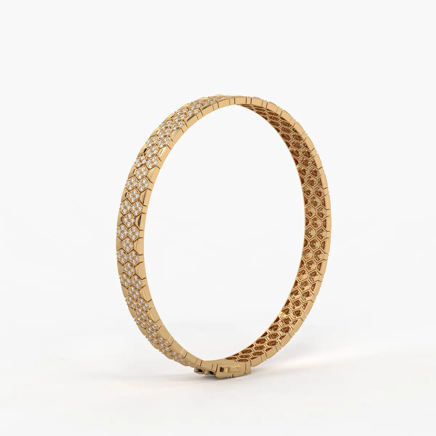 Hexoro Crown Mosaic Bracelet for Men