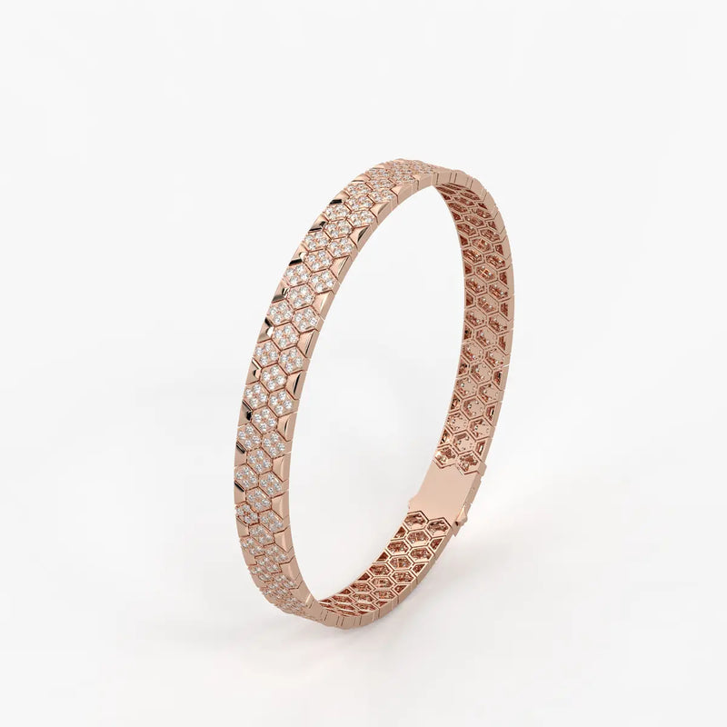 Hexoro Crown Mosaic Bracelet for Men
