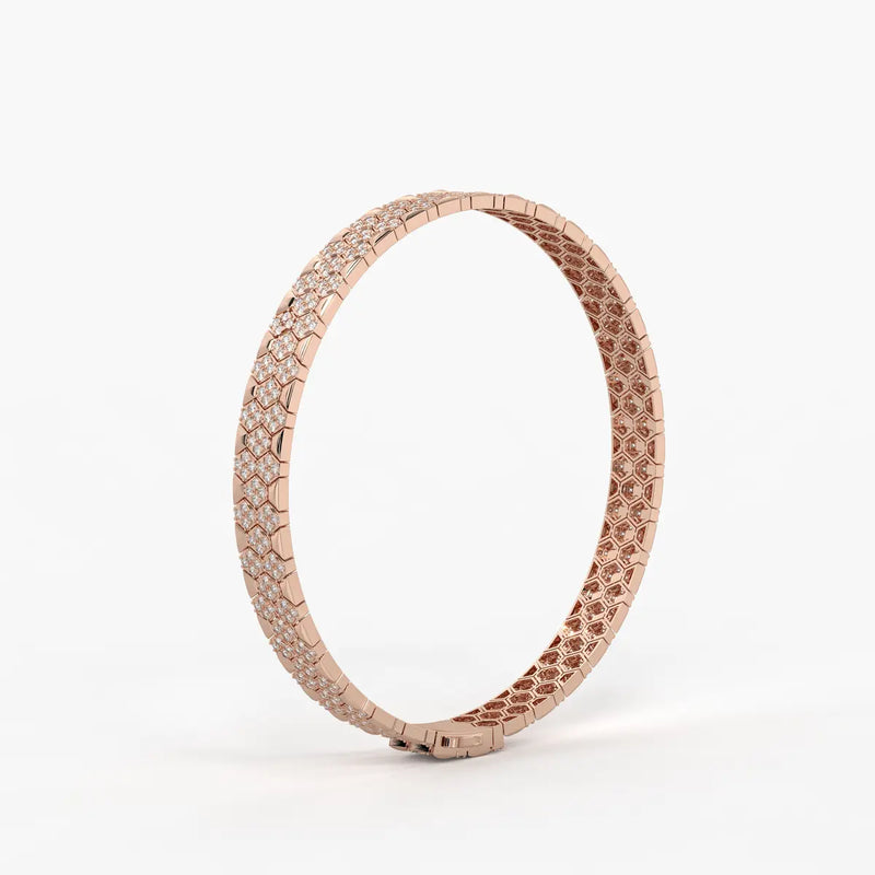 Hexoro Crown Mosaic Bracelet for Men