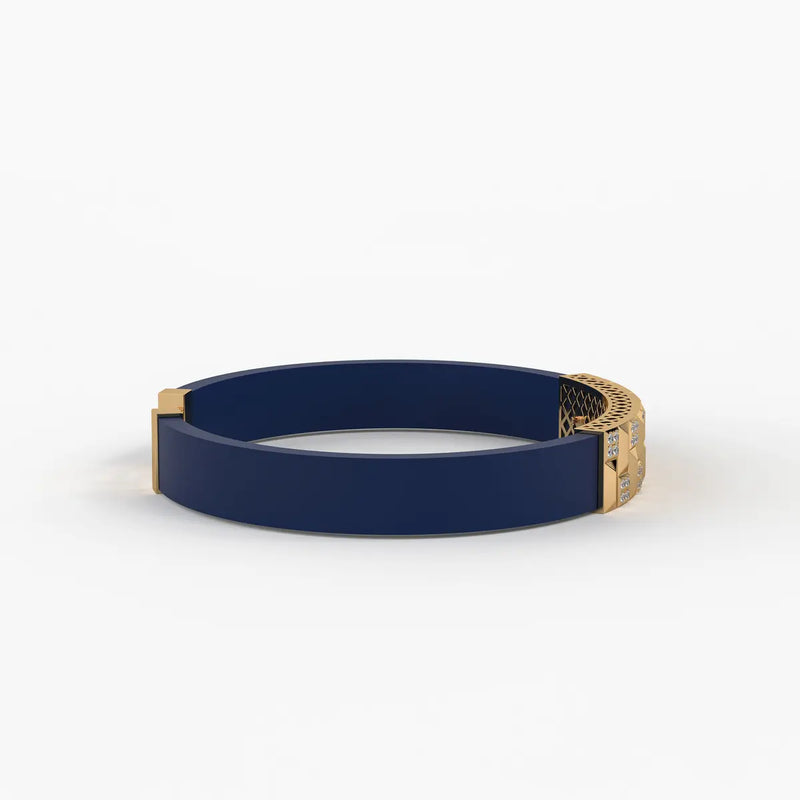 Vortan Crest Prism Block Bracelet for Men