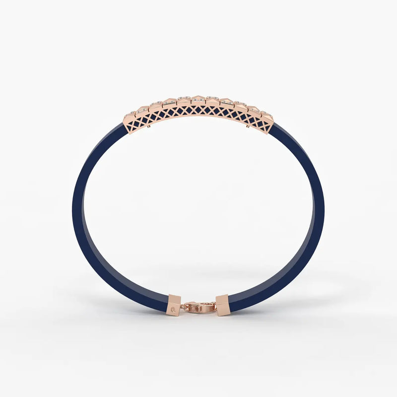 Vortan Crest Prism Block Bracelet for Men