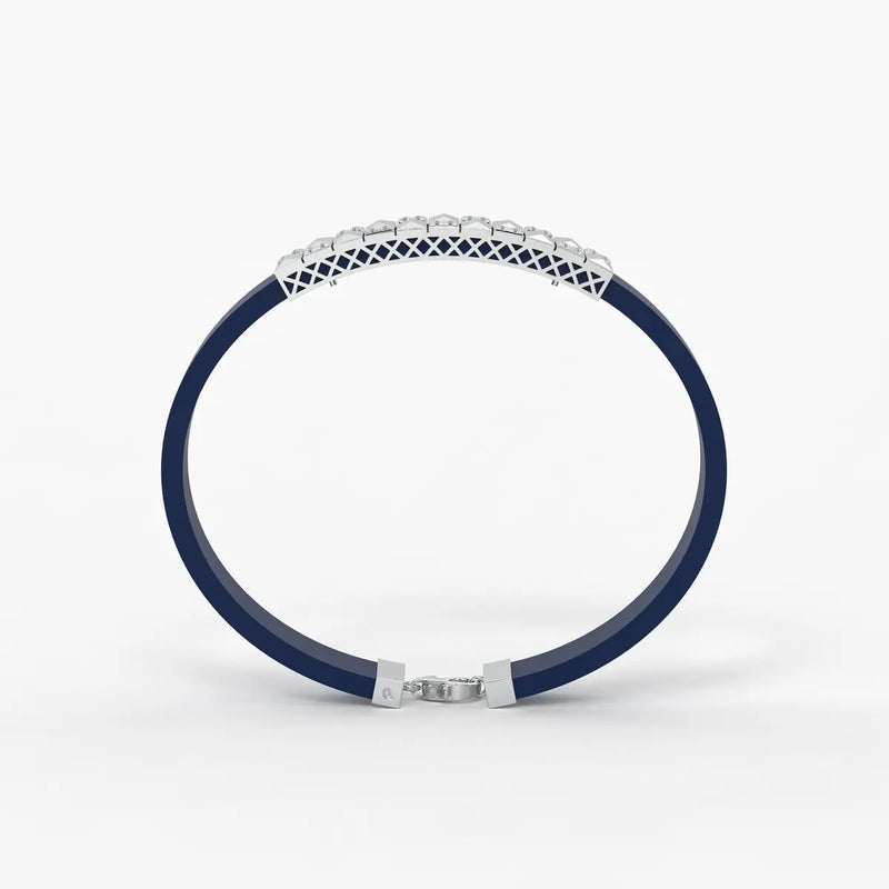 Vortan Crest Prism Block Bracelet for Men