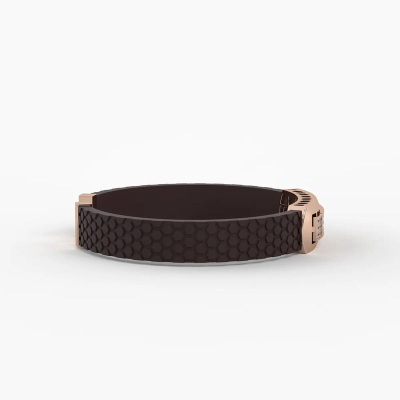 Averon Crest Triple Panel Bracelet for Men