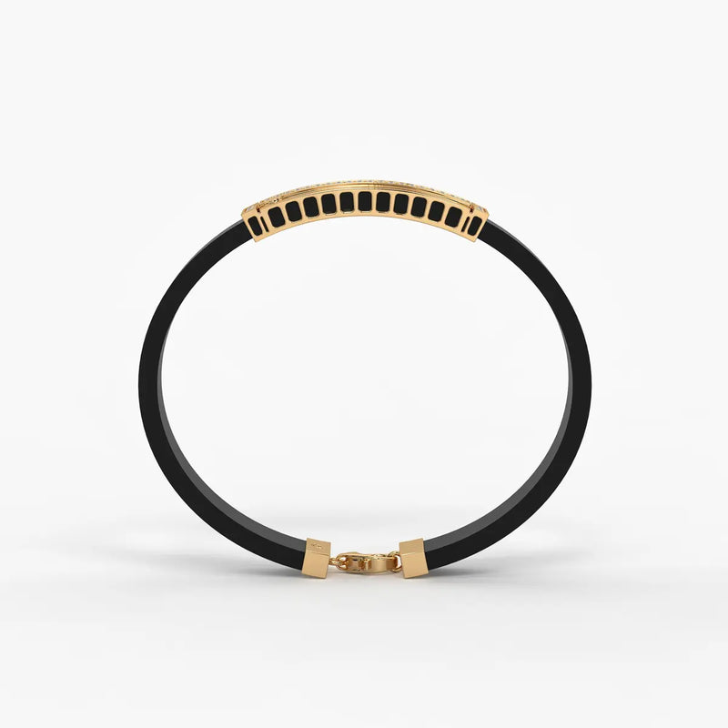 Zorvan Lockframe Diamond Bracelet