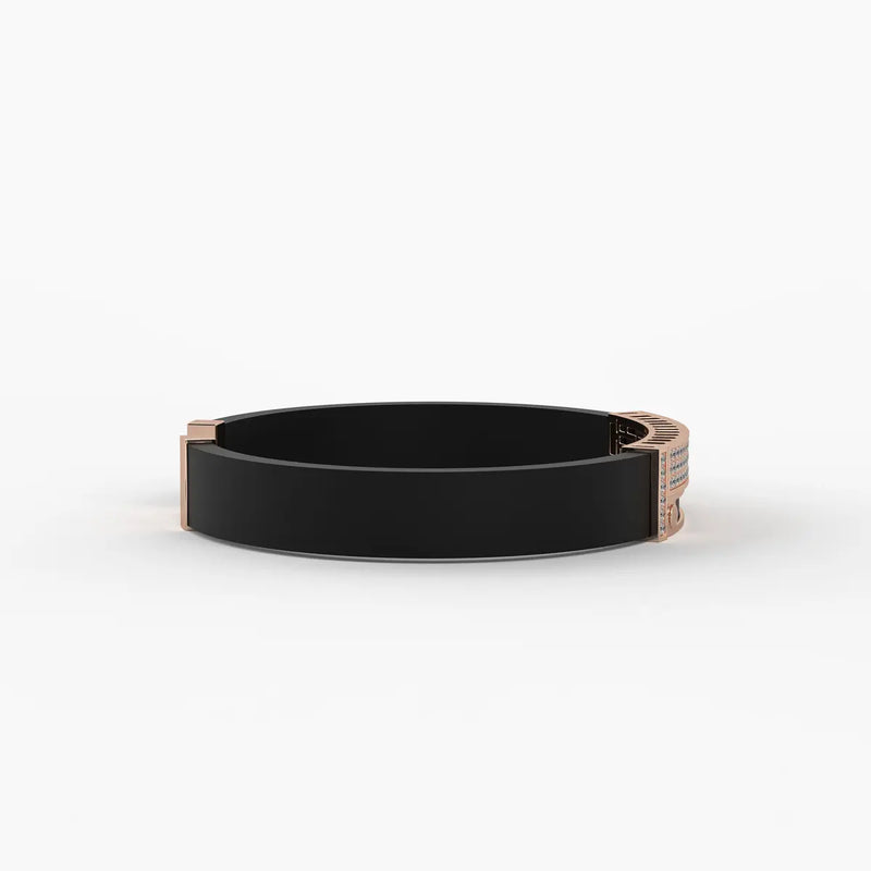 Zorvan Lockframe Diamond Bracelet