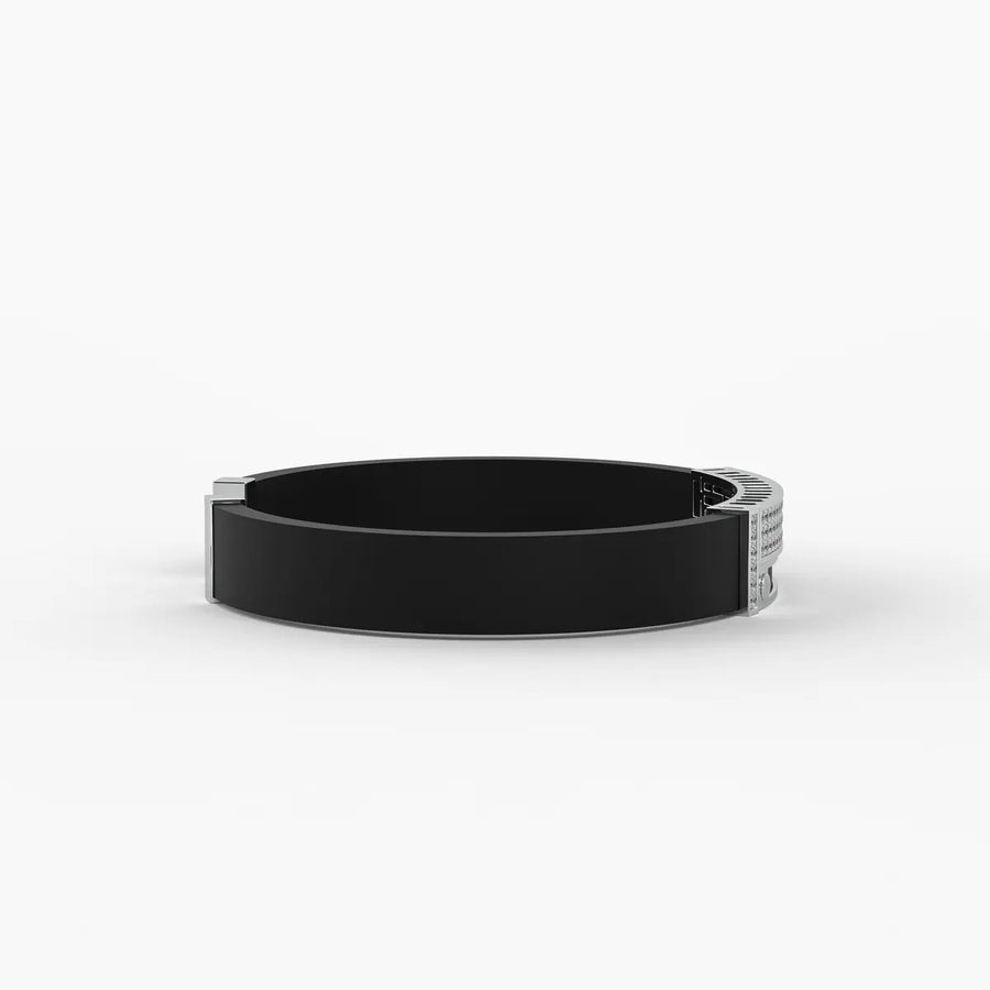 Zorvan Lockframe Diamond Bracelet