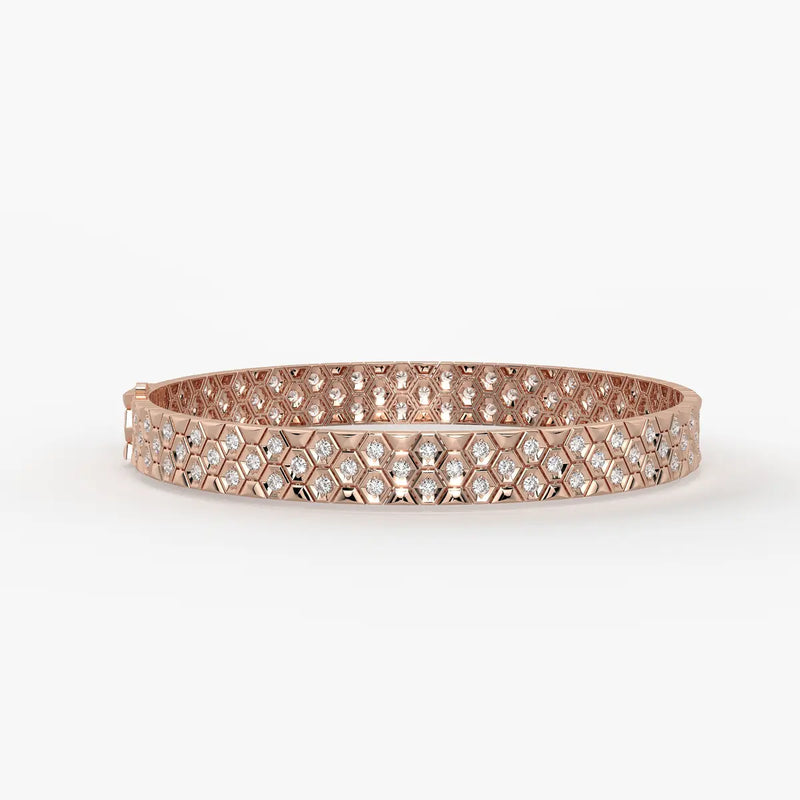 HexaGlint Royale Grid Bracelet for Men