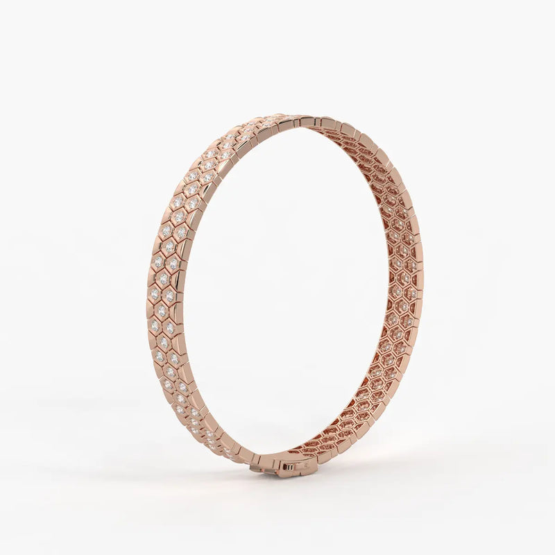 HexaGlint Royale Grid Bracelet for Men