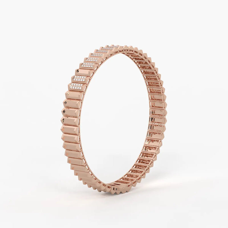 Regal Stride Prism Link Bracelet for Men