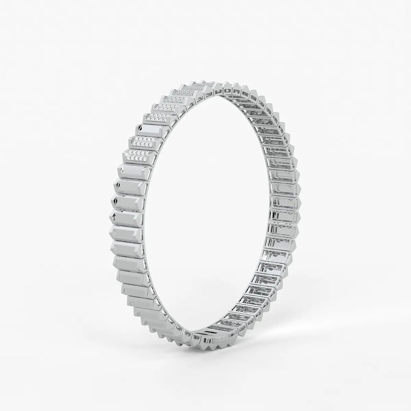Regal Stride Prism Link Bracelet for Men