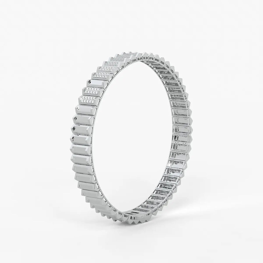 Regal Stride Prism Link Bracelet for Men