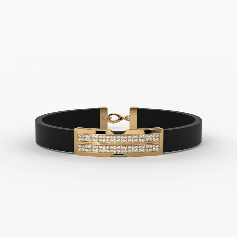 Zayron Dual Crest Command Bracelet for Men