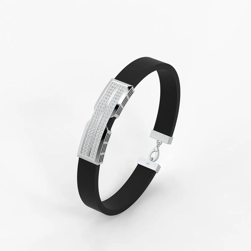 Zayron Dual Crest Command Bracelet for Men