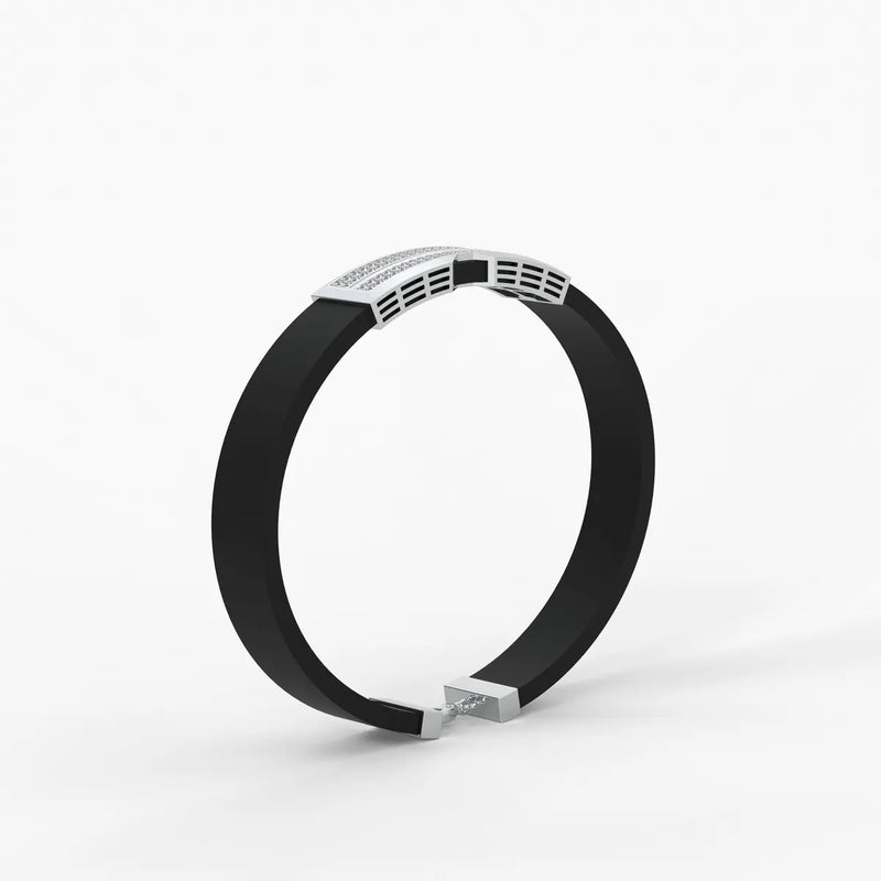 Zayron Dual Crest Command Bracelet for Men