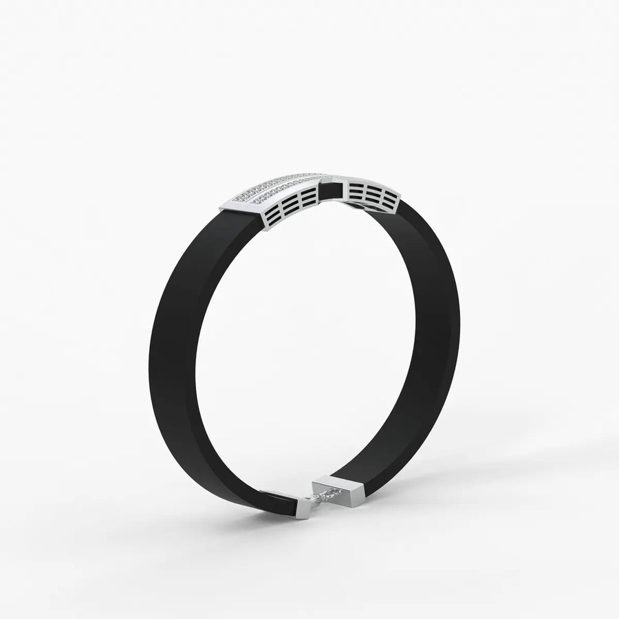Zayron Dual Crest Command Bracelet for Men