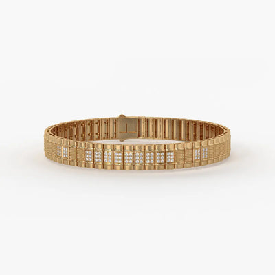 Regalix Vault Link Bracelet For Men