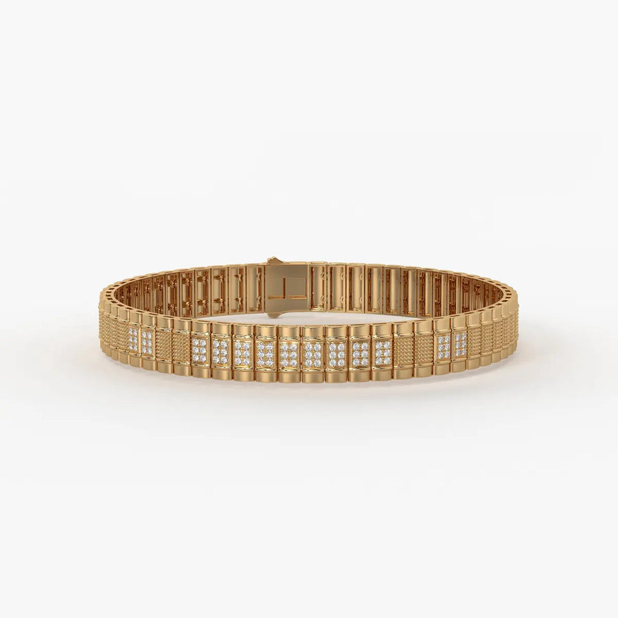 Regalix Vault Link Bracelet For Men