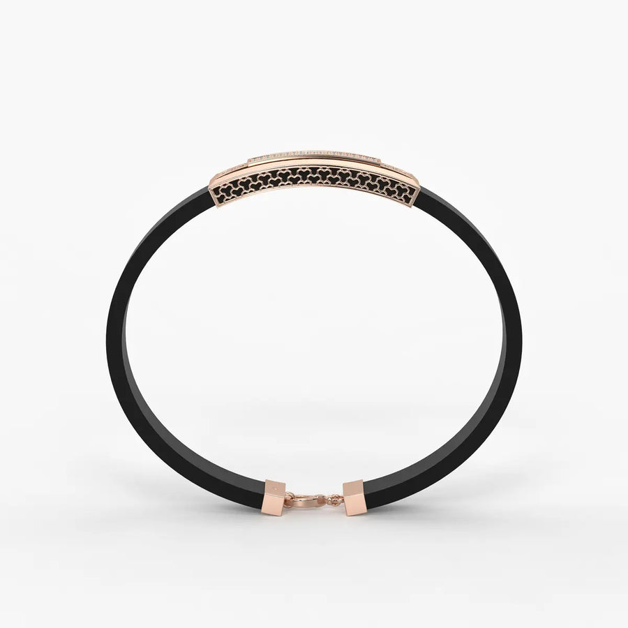 Zyron Edge Luxe Bar Bracelet For Men