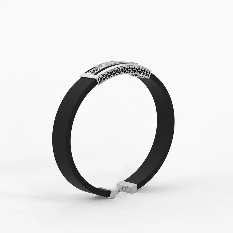 Zyron Edge Luxe Bar Bracelet For Men
