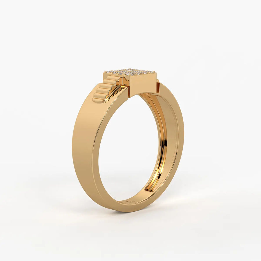 Rivex Gridlock Diamond Ring for Men