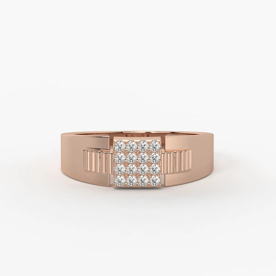 Rivex Gridlock Diamond Ring for Men
