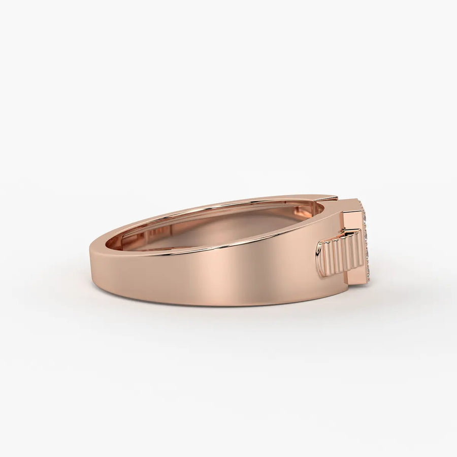 Rivex Gridlock Diamond Ring for Men
