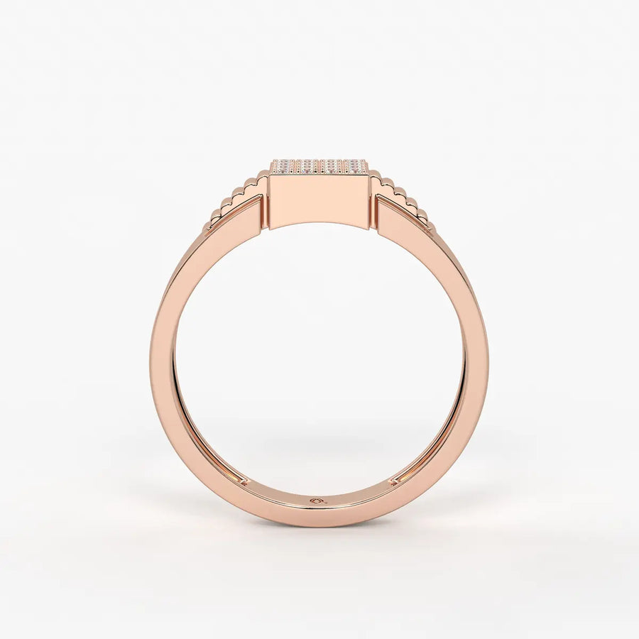 Rivex Gridlock Diamond Ring for Men