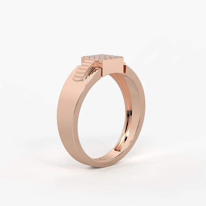 Rivex Gridlock Diamond Ring for Men