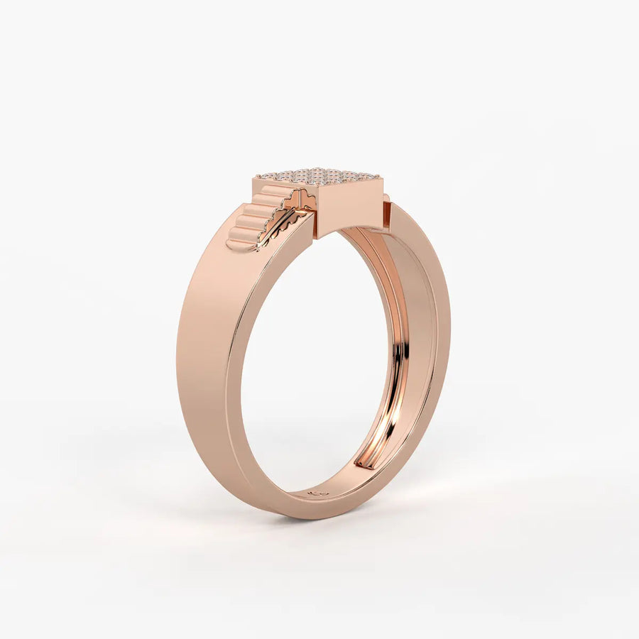 Rivex Gridlock Diamond Ring for Men