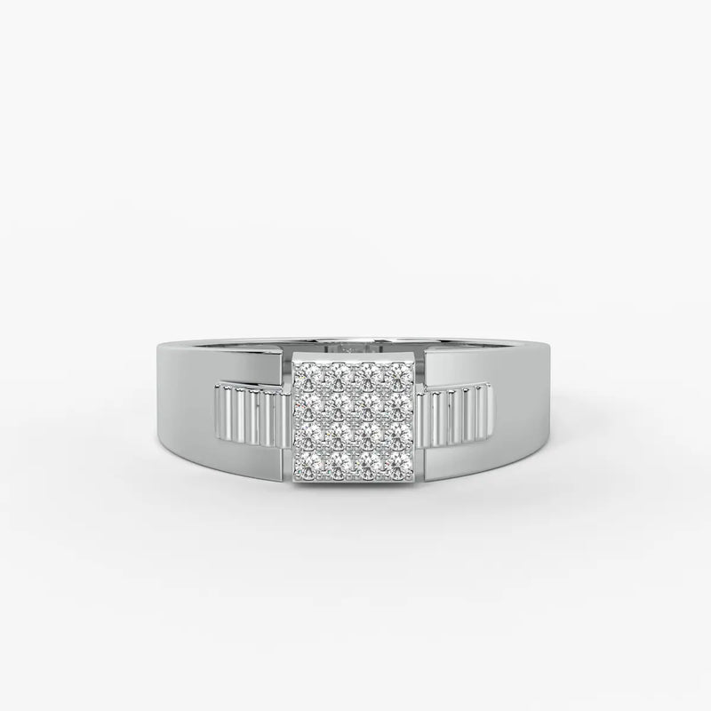 Rivex Gridlock Diamond Ring for Men