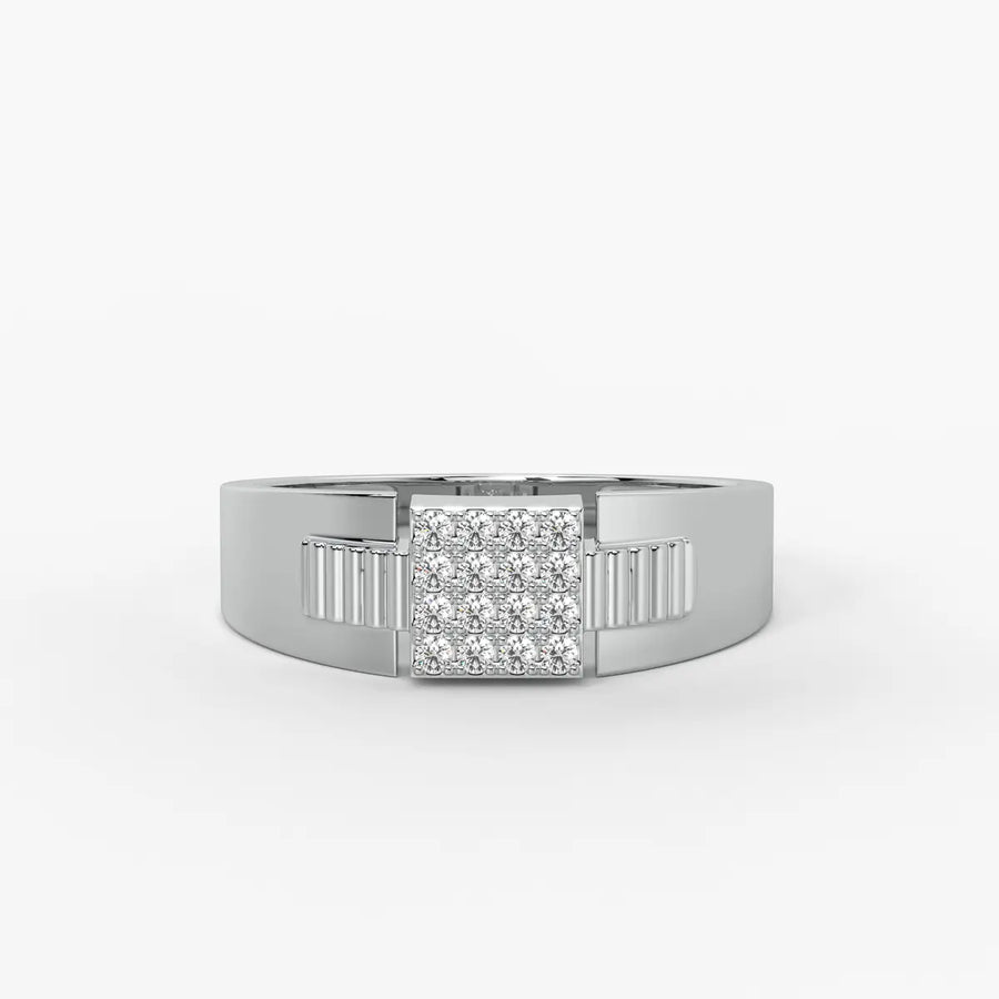 Rivex Gridlock Diamond Ring for Men