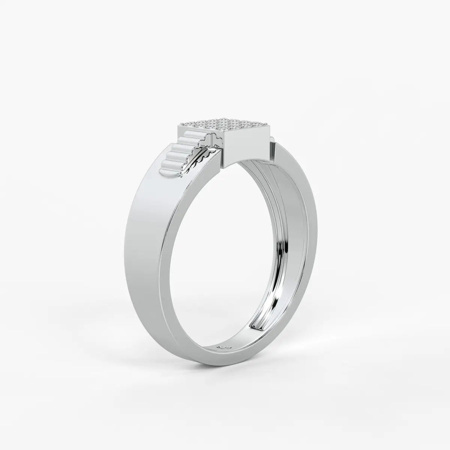 Rivex Gridlock Diamond Ring for Men