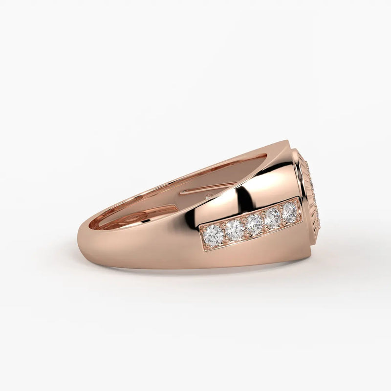 Orvantis HaloForge Diamond Ring for Men