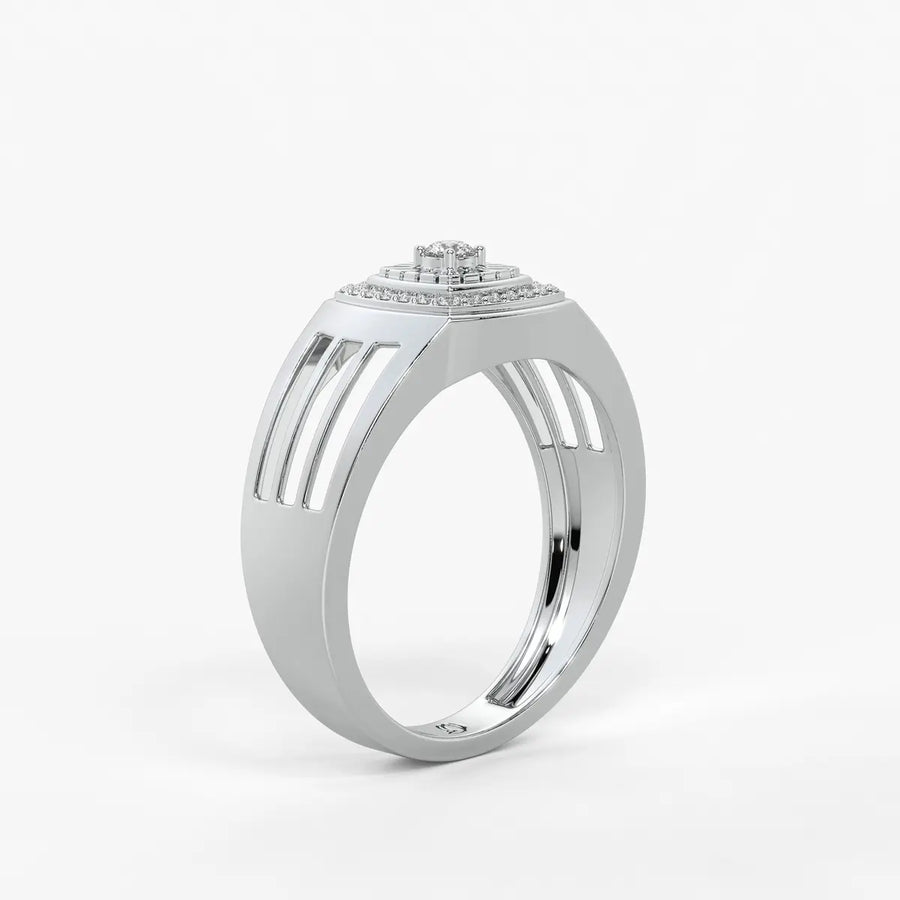 Solvex Radiant Core Diamond Ring for Men