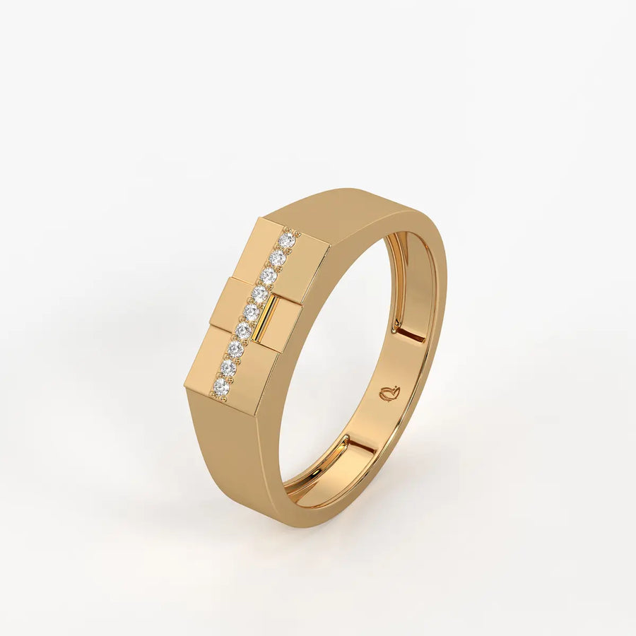 Stravox Linea Diamond Ring for Men