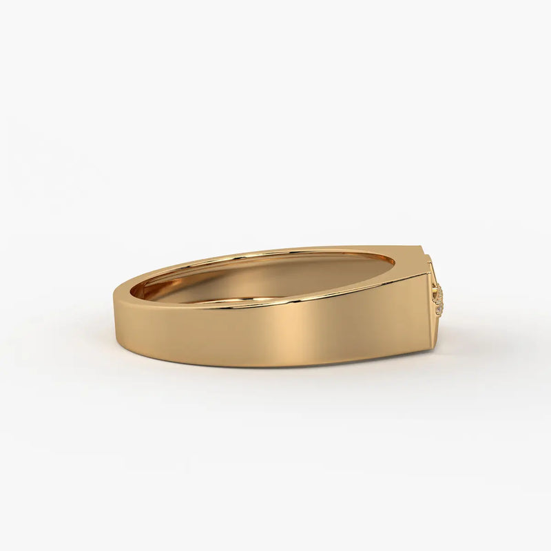 Stravox Linea Diamond Ring for Men