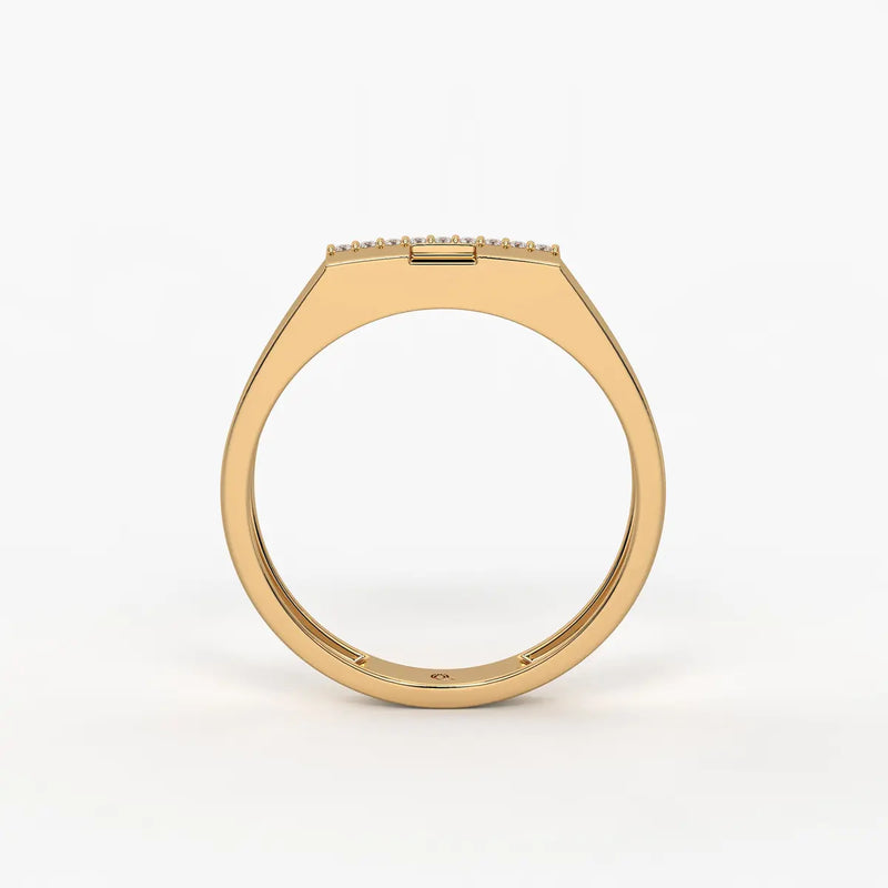 Stravox Linea Diamond Ring for Men