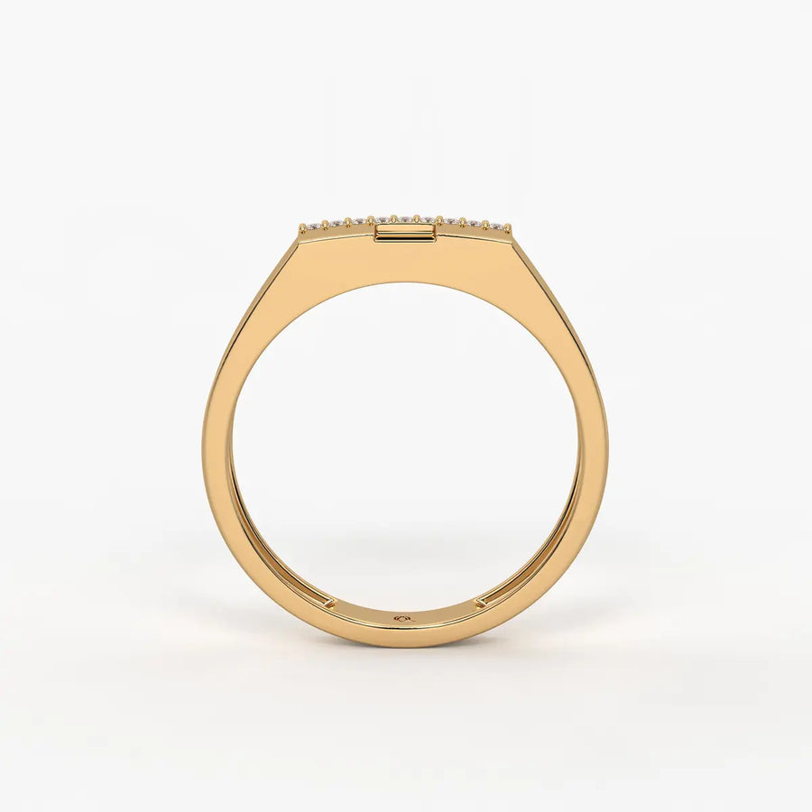 Stravox Linea Diamond Ring for Men