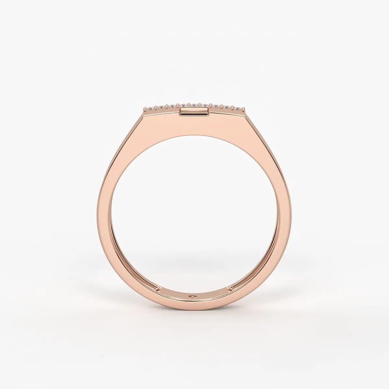 Stravox Linea Diamond Ring for Men