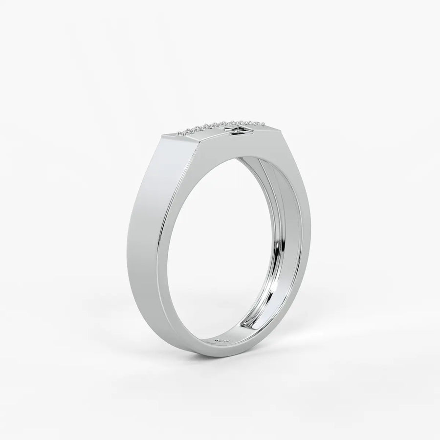 Stravox Linea Diamond Ring for Men