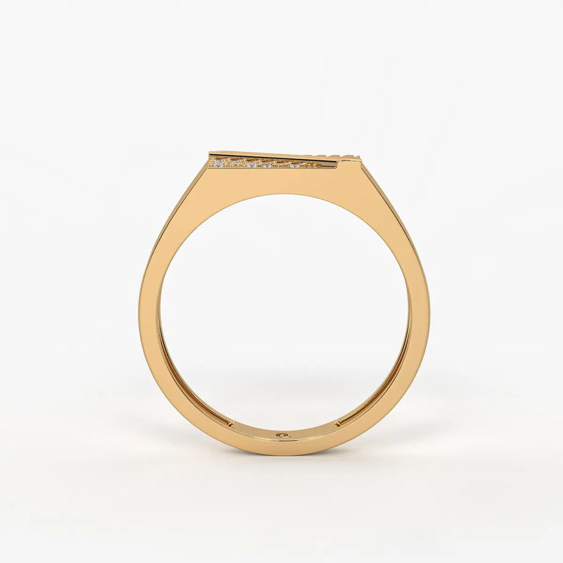 Triavex Edge Diamond Ring for Men