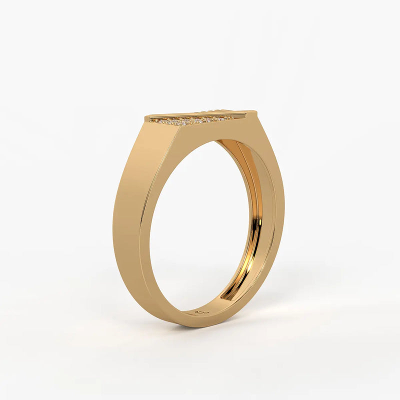 Triavex Edge Diamond Ring for Men