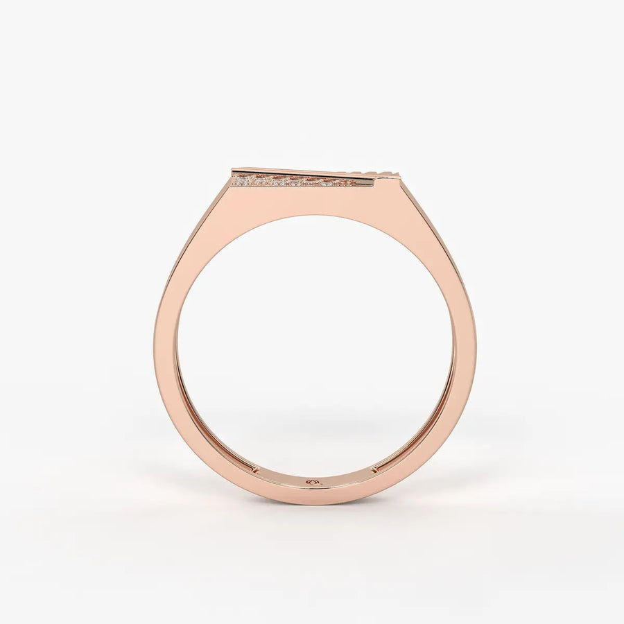 Triavex Edge Diamond Ring for Men