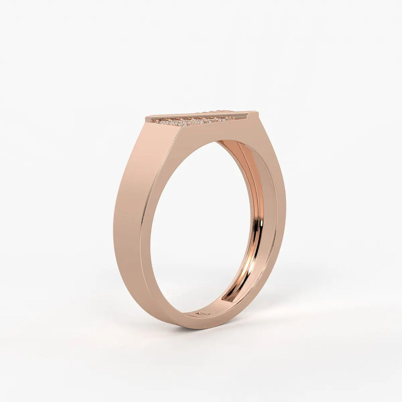 Triavex Edge Diamond Ring for Men