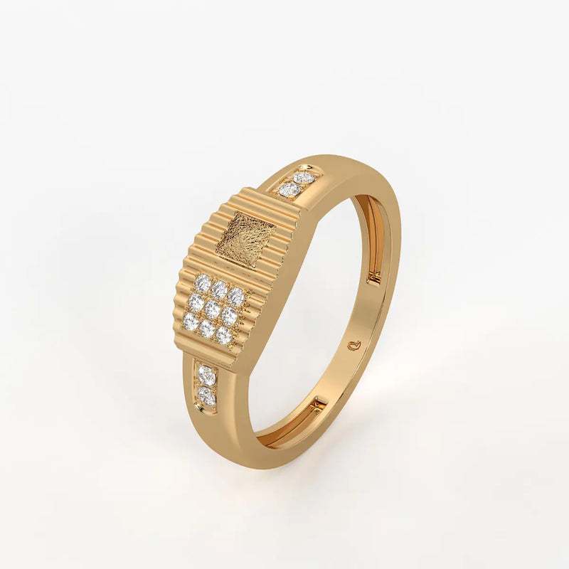 Dvarion Splitcrest Diamond Ring for Men