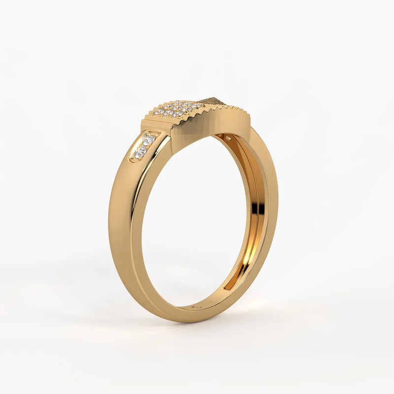Dvarion Splitcrest Diamond Ring for Men